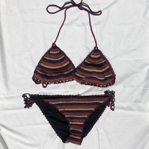 Skinny Dip Crocheted bikini.